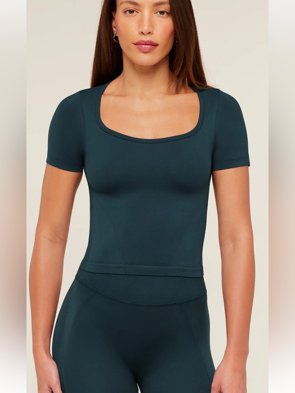 Gymshark Navy Scoop Neck Short Sleeve Tee - Women